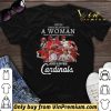 Never underestimate a woman who understands baseball and love St. Louis Cardinals shirt sweater