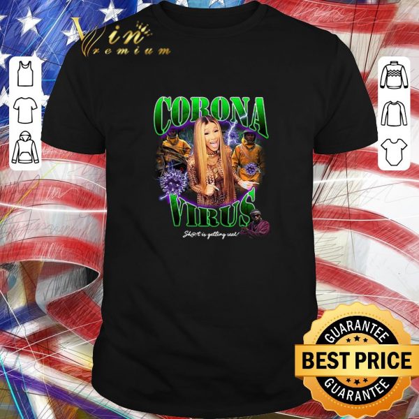 Nice Cardi B Coronavirus short is getting val shirt