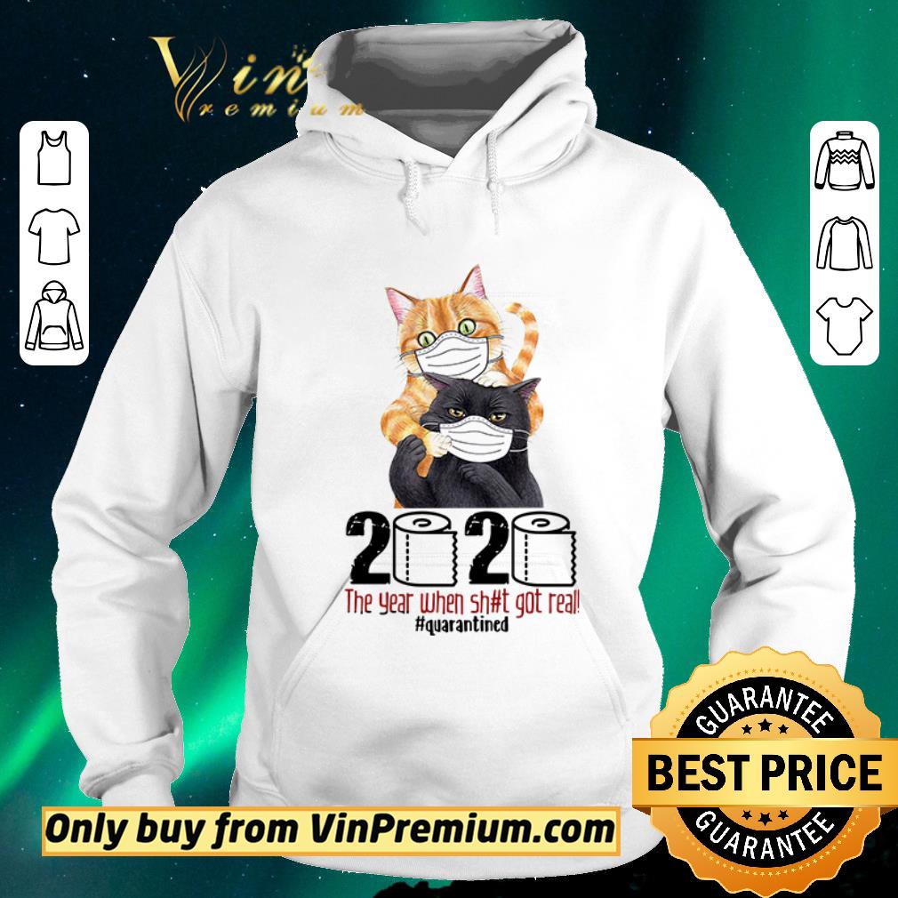 Nice Cats masked 2020 the year when shit got real #quarantined Toilet Paper shirt sweater Nice Cats masked 2020 the year when shit got real quarantined Toilet Paper shirt sweater 4 - Nice Cats masked 2020 the year when shit got real #quarantined Toilet Paper shirt sweater
