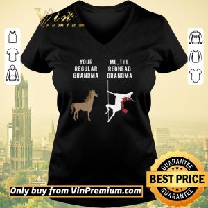 Nice Horse Your Regular Grandma Unicorn Me The Redhead Grandma shirt sweater