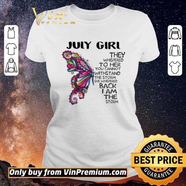 Nice July girl Butterfly the whispered to her you cannot withstand shirt sweater