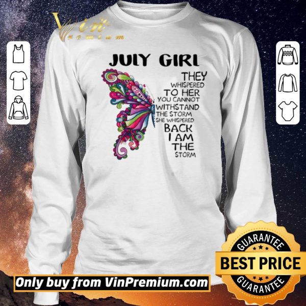 Nice July girl Butterfly the whispered to her you cannot withstand shirt sweater