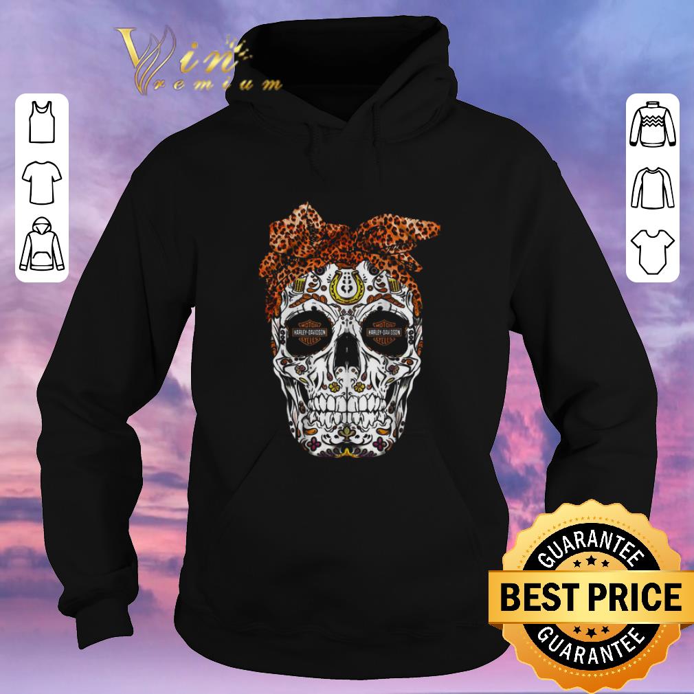 Nice Skull Leopard Moto Harley Davidson Cycles shirt sweater 4 - Nice Skull Leopard Moto Harley Davidson Cycles shirt sweater
