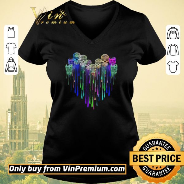 Nice Skulls Tattoo Watercolor shirt sweater