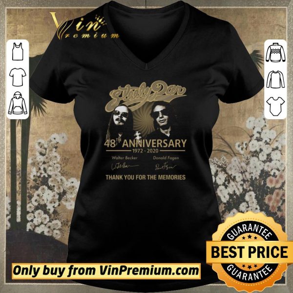 Nice Sleely Pan 48th Anniversary 1972 2020 Signature Thank You For The Memories shirt sweater