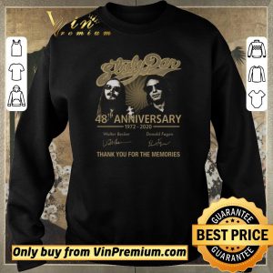Nice Sleely Pan 48th Anniversary 1972 2020 Signature Thank You For The Memories shirt sweater 2