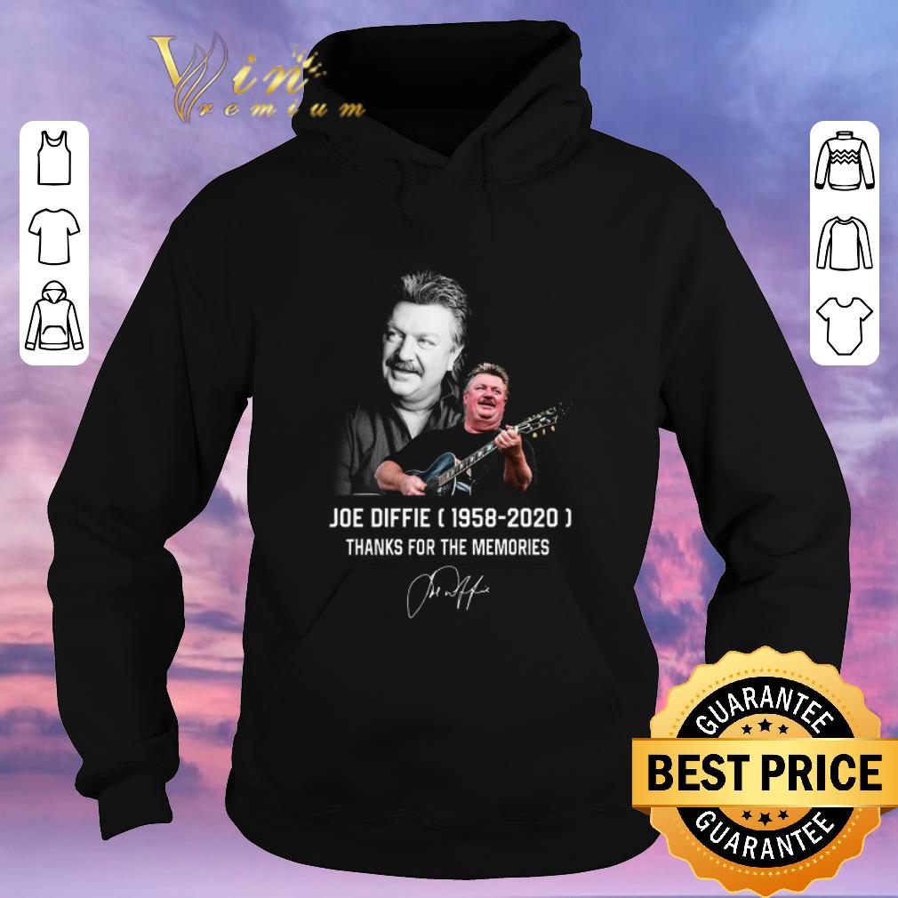 Original Joe Diffie 1958 2020 Thanks For The Memories Signature shirt sweater 4 - Original Joe Diffie 1958 2020 Thanks For The Memories Signature shirt sweater
