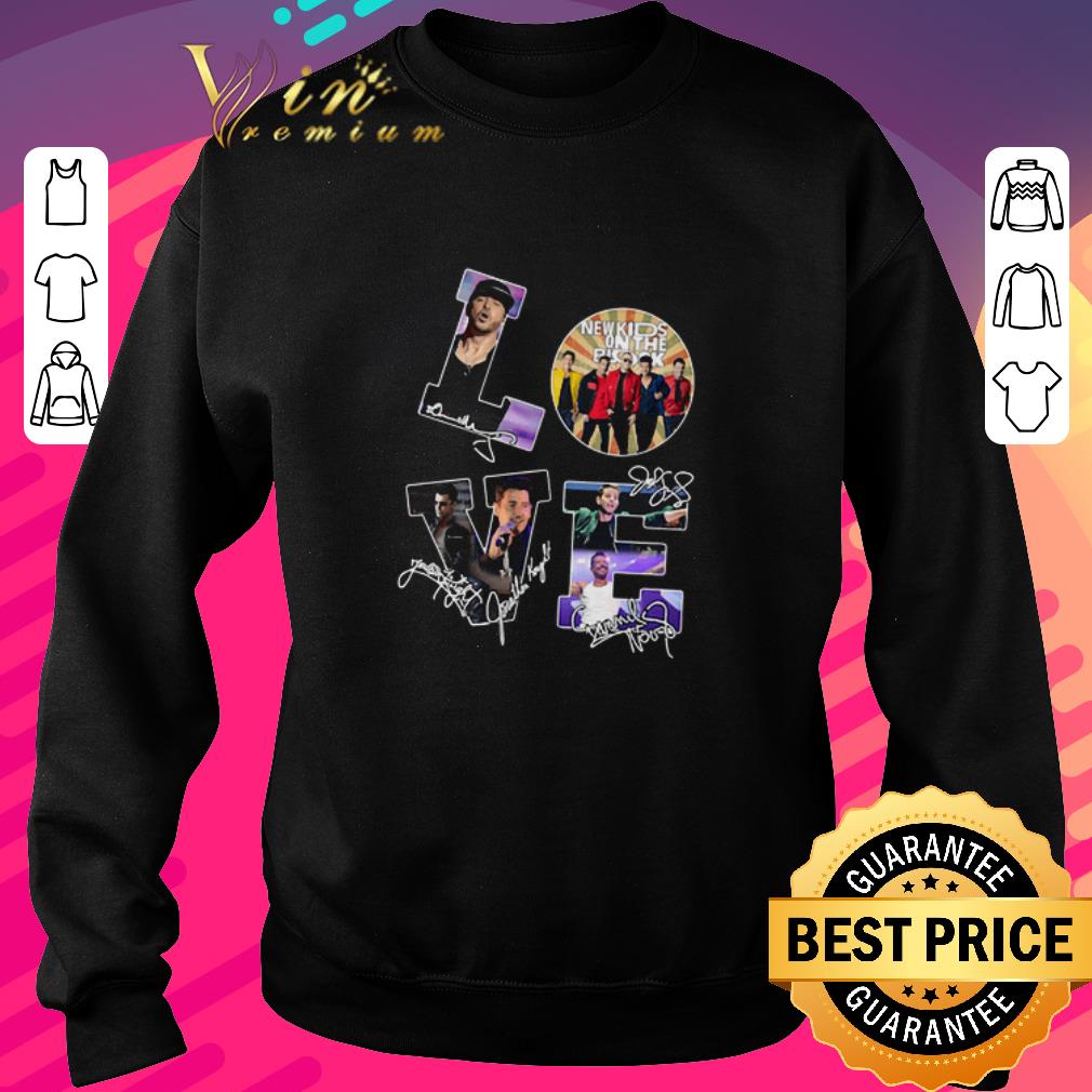 Premium Love New Kids on the Block all signature shirt Premium Love New Kids on the Block all signature shirt 4 4 - Premium Love New Kids on the Block all signature shirt