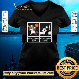 Pretty Dabbing Unicorn Basketball 2019 And Basketball 2020 Stay Home shirt sweater 1