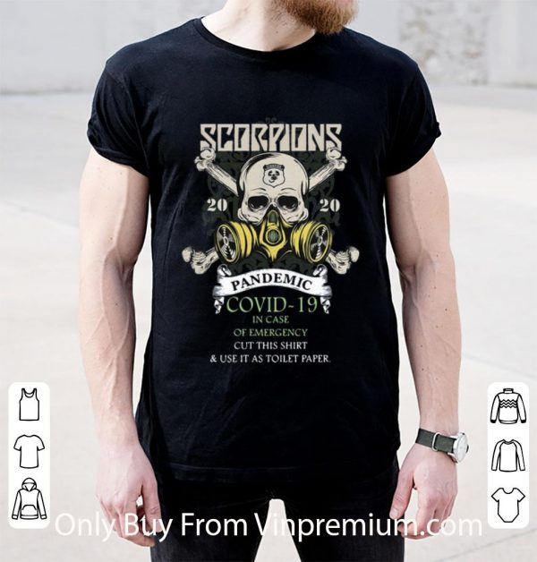 Scorpions 2020 Pandemic Covid 19 And In Case Of Emergency Shirt