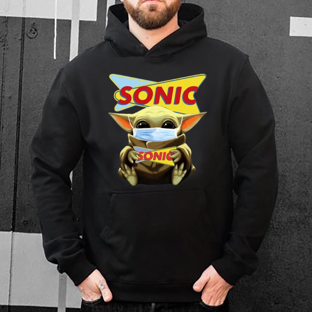 Star Wars Baby Yoda Mask Hug Sonic Covid 19 Shirt 4 - Star Wars Baby Yoda Mask Hug Sonic Covid-19 Shirt