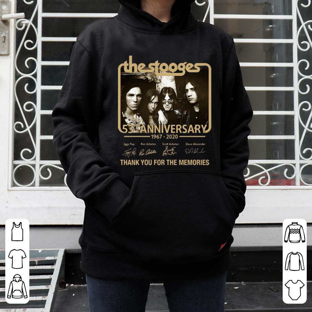 The Stooges 53rd Anniversary Thank You For The Memories Signatures Shirt 4 - The Stooges 53rd Anniversary Thank You For The Memories Signatures Shirt