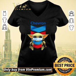 Top Baby Yoda Mask Chevron Coronavirus shirt sweater 1