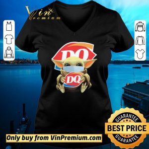 Top Baby Yoda Mask Hug Dairy Queen shirt sweater 1