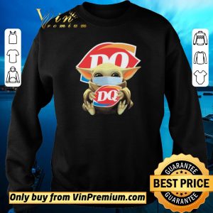 Top Baby Yoda Mask Hug Dairy Queen shirt sweater 2