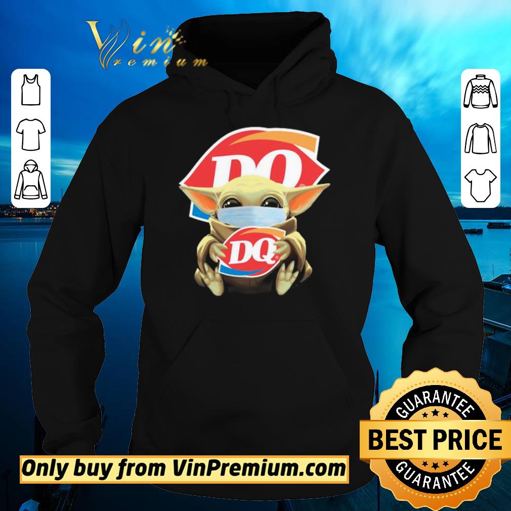 Top Baby Yoda Mask Hug Dairy Queen shirt sweater 4 - Top Baby Yoda Mask Hug Dairy Queen shirt sweater