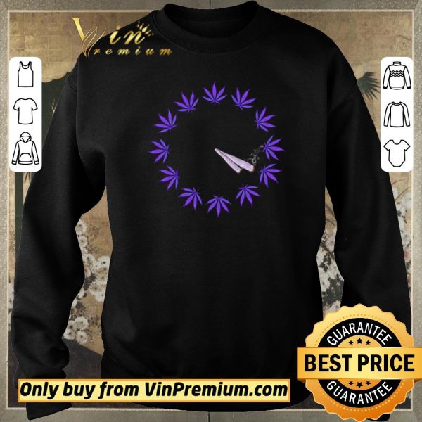 Top Cannabis Clock shirt sweater