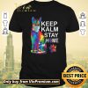 Top Cat Color Mask Keep Kalm Stay Home Coronavirus shirt sweater