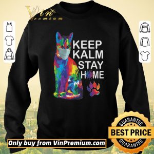 Top Cat Color Mask Keep Kalm Stay Home Coronavirus shirt sweater 2
