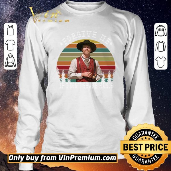 Top Forgive me If I don’t Shake Hands Tombstone Covid 19 sunset shirt sweater
