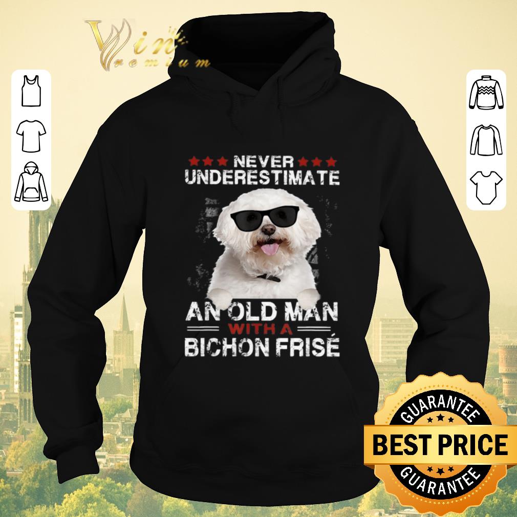 Top Never Underestimate An Old Man With A Bichon Frise shirt sweater Top Never Underestimate An Old Man With A Bichon Frise shirt sweater 4 - Top Never Underestimate An Old Man With A Bichon Frise shirt sweater
