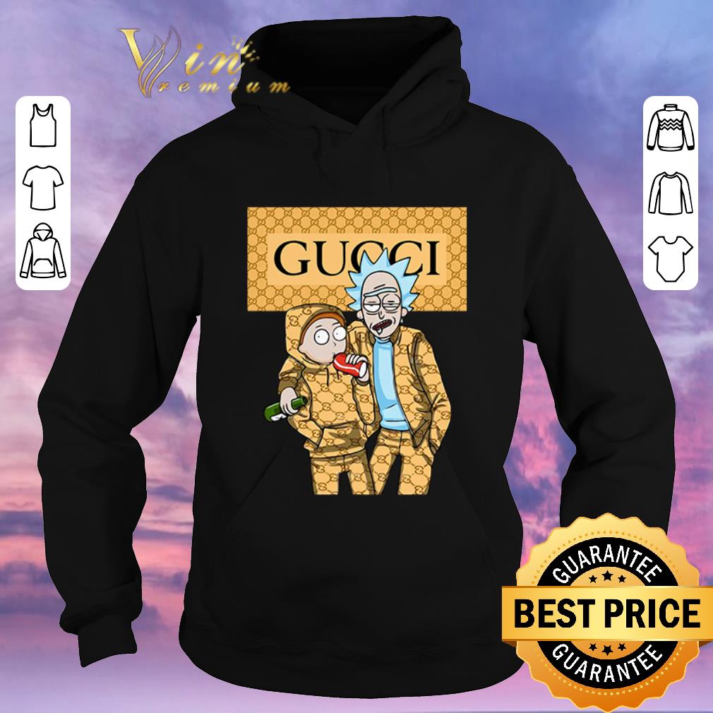 Top Rick and Morty wearing Gucci shirt sweater 4 - Top Rick and Morty wearing Gucci shirt sweater