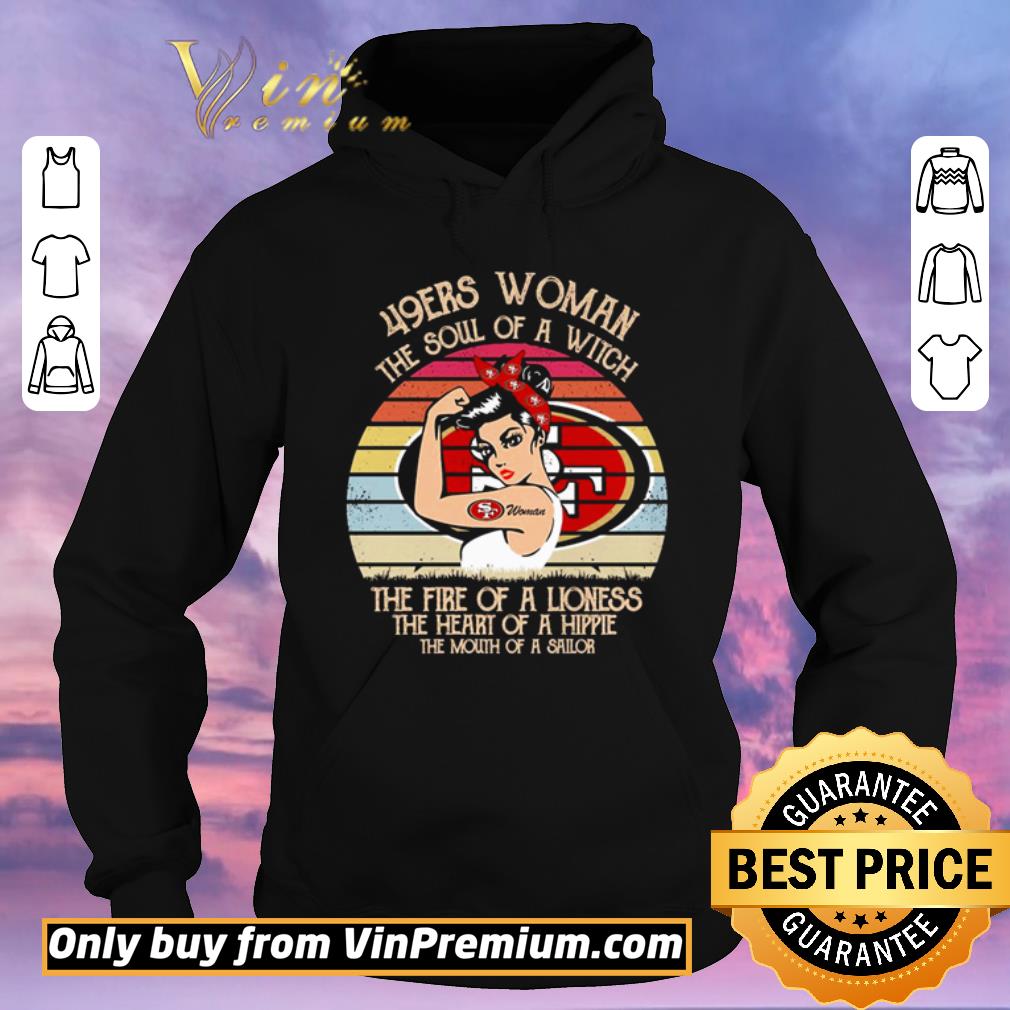 Top San Francisco 49ers woman the soul of a witch the fire of a lioness vintage shirt sweater Top San Francisco 49ers woman the soul of a witch the fire of a lioness vintage shirt sweater 4 - Top San Francisco 49ers woman the soul of a witch the fire of a lioness vintage shirt sweater
