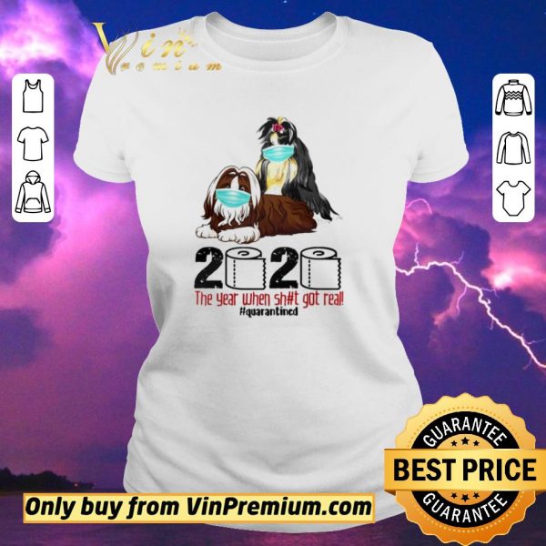 Top Shih Tzu Quarantined 2020 shirt sweater