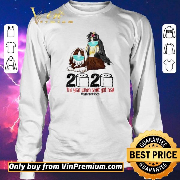Top Shih Tzu Quarantined 2020 shirt sweater