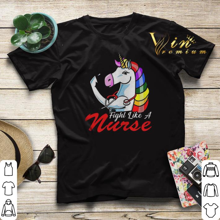 Unicorn Fight Like A Nurse shirt sweater 4 - Unicorn Fight Like A Nurse shirt sweater
