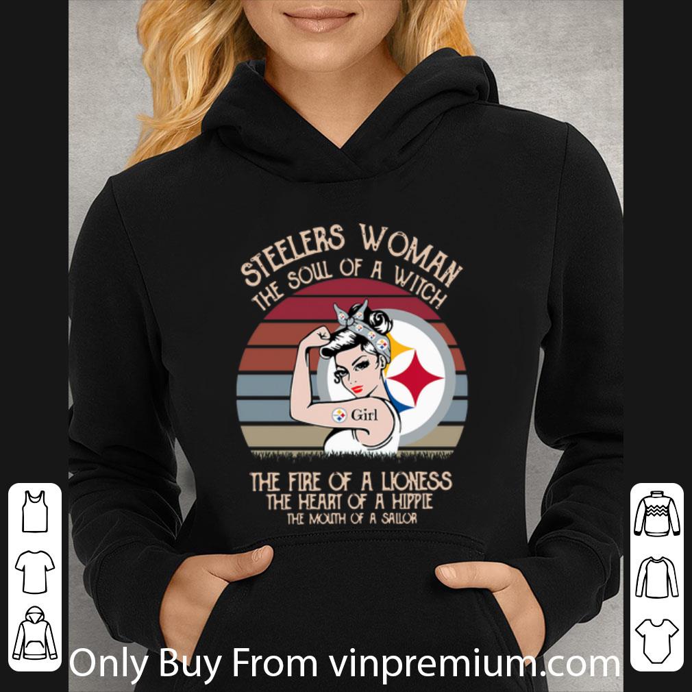 Vintage Steelers Woman The Soul Of A Witch The Heart Of A Hippie Shirt 4 - Vintage Steelers Woman The Soul Of A Witch The Heart Of A Hippie Shirt