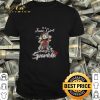 Betty Boop riding june as a march girl i was born to sparkle shirt