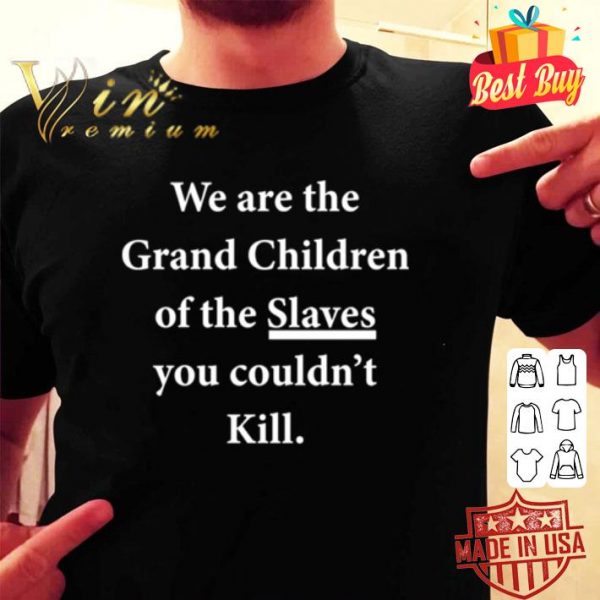 We are the grand children of the Slaves you couldn’t kill shirt