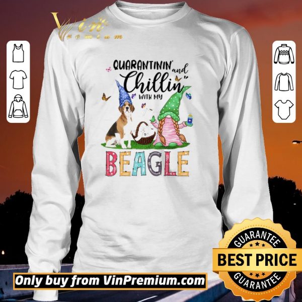 Original Dog Gnomies Paper Toilet Hand Wash Quarantinin And Chillin with my beagle shirt sweater