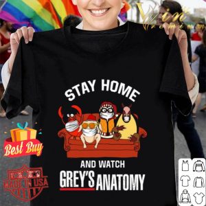 Hugsy penguin and friends stay home and watch Grey’s Anatomy shirt