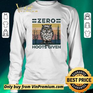 Top Owl Zero Hoots Given Vintage shirt sweater 2