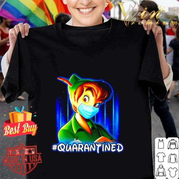 Peter Pan mask #quarantined Coronavirus shirt