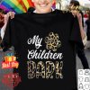 My children bark paw leopard shirt