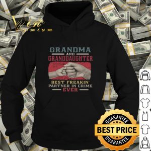 Grandma And Granddaughter Best Freakin Partner In Crime Vintage shirt