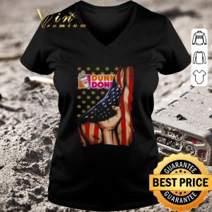 Nice American flag and Dunkin Donut shirt 2