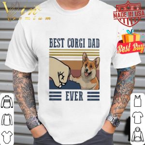 Vintage Best Corgi dad ever shirt