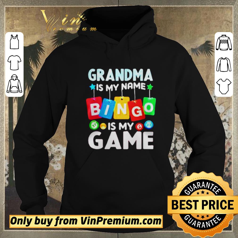 bcdfd2a6 top grandma is my nam bingo is my game shirt sweater 4 - Top Grandma is my nam Bingo is my Game shirt sweater