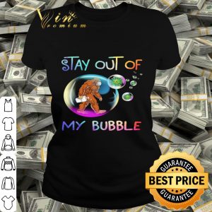Bigfoot mask stay out of my bubble Coronavirus shirt