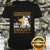 Peanuts Warning I am a big fan of Snoopy and proud of it shirt