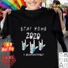 Rock hand sign Stay home 2020 quarantined Covid-19 shirt