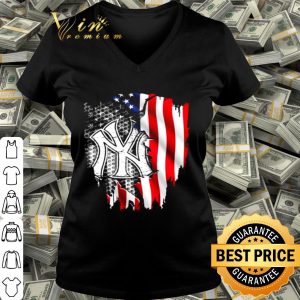 New York Yankees inside American flag shirt