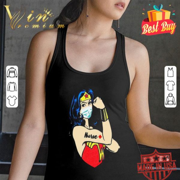 Strong Wonder Woman mask Nurse Coronavirus shirt