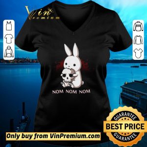 Top Rabbit Eat Skull Nom Nom shirt sweater