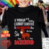 A woman cannot survive on self-quarantine Dachshund Coronavirus shirt