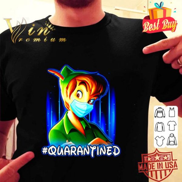 Peter Pan mask #quarantined Coronavirus shirt